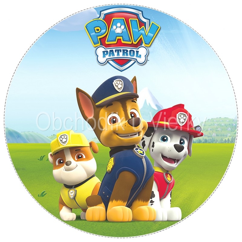 Jedlý obrázok Paw Patrol č. 8134,04